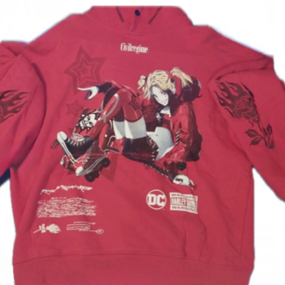Civil Regime x DC Harley Quinn Embroidered Hoodie (Medium/New)